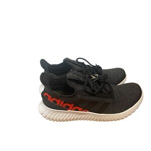 Adidas Women Kaptir 2.0 Dark Gray Black Orange Trim  Sneaker sz 10 NIB